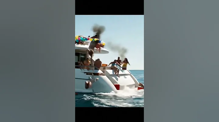 When she jumps, the boat retires😭 #shorts #funnyvideo #boatfail #foryou #fyp #viral #comedy #funny