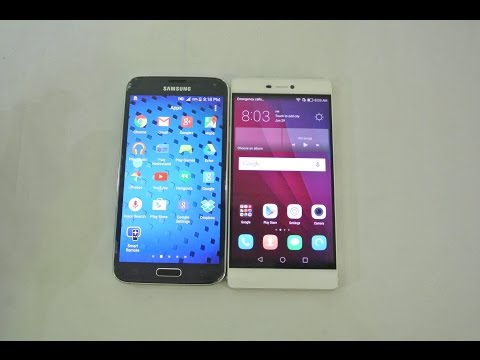 Huawei P8 vs Samsung Galaxy S5 - Apps Opening Speed Test HD