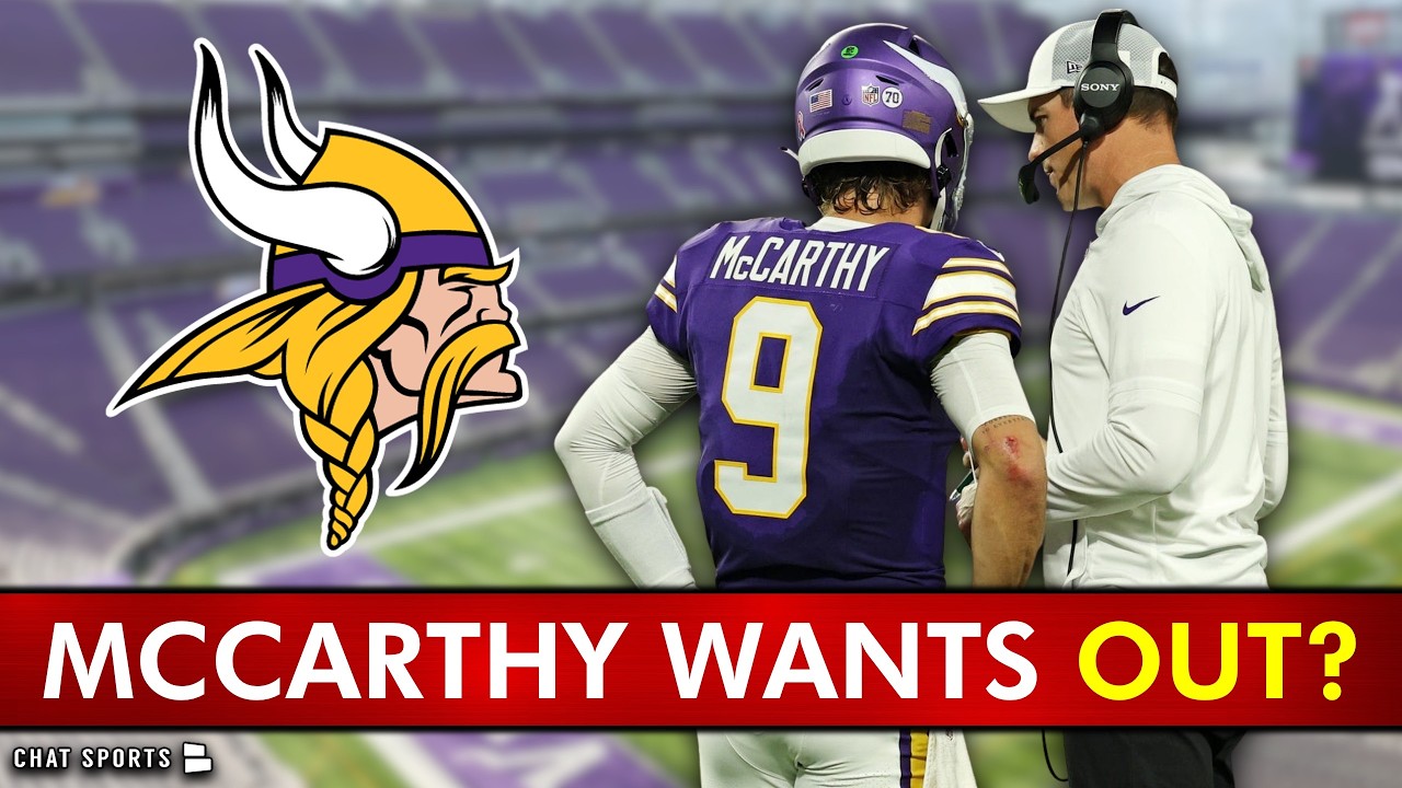 🚨NFL GM: J.J. McCarthy Wants OUT Of Minnesota | Vikings News