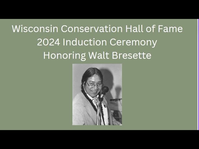 Walt Bresette 2024 Induction Ceremony