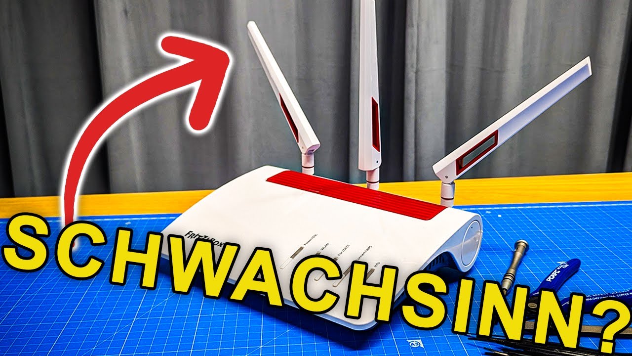 WLAN ist zu schlecht Fritz Box 7590 AX   Antenne anbauen  mehr Reichweite  Macht das Sinn