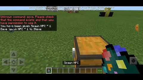 How to get a npc in minecraft no mod or addon