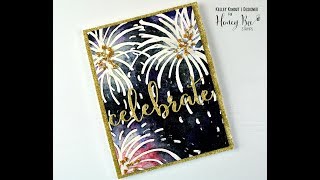 How to make a fireworks card!