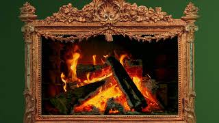 Art of Fire Series 4K 🔥 Antique Frame Fireplace Ambience for Sleep, Relaxation & TV screenshot 1