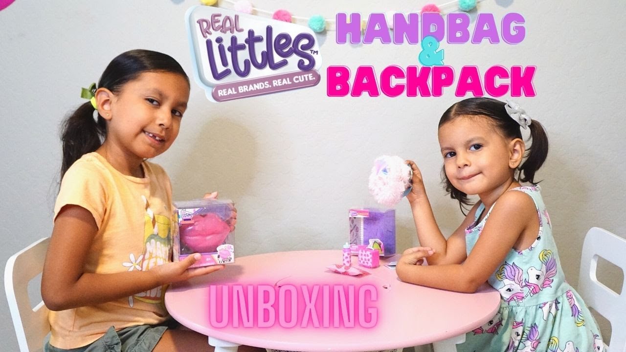 Real Littles Handbags, Real Littles Backpack Unboxing, Real Littles