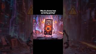 Your phone heats up because gaming pushes the CPU and GPU to the limit.