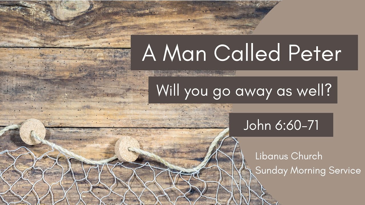 Will you go away as well? (John 6:60-71) - YouTube