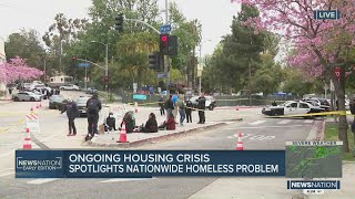 Police confront protesters at LA park ahead of planned clearing of homeless encampment