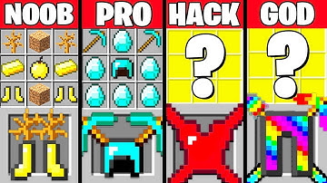 Minecraft Battle: CURSED ARMOR CRAFTING CHALLENGE - NOOB vs PRO vs HACKER vs GOD ~ Funny Animation