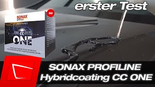 Sonax PROFILINE CC One Hybridcoating im TEST - Anwendung, Tipps, Farbauffrischung,  Abperlverhalten