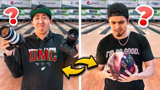 Professional Bowler and Cameraman Reverse Roles