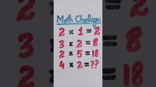 maths new hard puzzle challenge test #mathchallenge #mathpuzzles #mathtricks #brainpuzzle #short