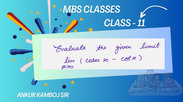 lim x→0 cosec x - cot x