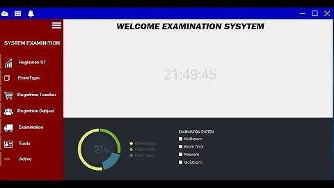 Examination system vb.net and SQL part one