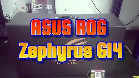 ASUS ROG Zephyrus G14 GA401QH - Unboxing, Disassembly and Upgrade Options