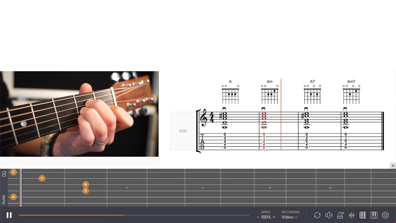 A akkoord gitaar
