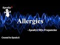 Allergies  spooky2 rife frequencies