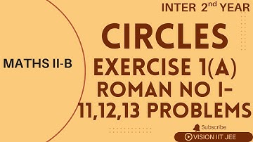 INTER MATHS  2B Circles exercise 1.1#maths #maths2b #exam #intermediatemaths #intermaths2025 #india