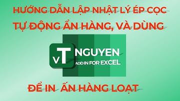 Hướng dẫn lập Nhật ký ép cọc tự động ẩn hàng chiều dài đoạn cọc khác nhau.