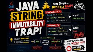 Java String Immutability TRAP 😳 Interview Question