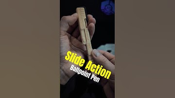 3D printed Slide Action ballpoint pen! #3dprinting