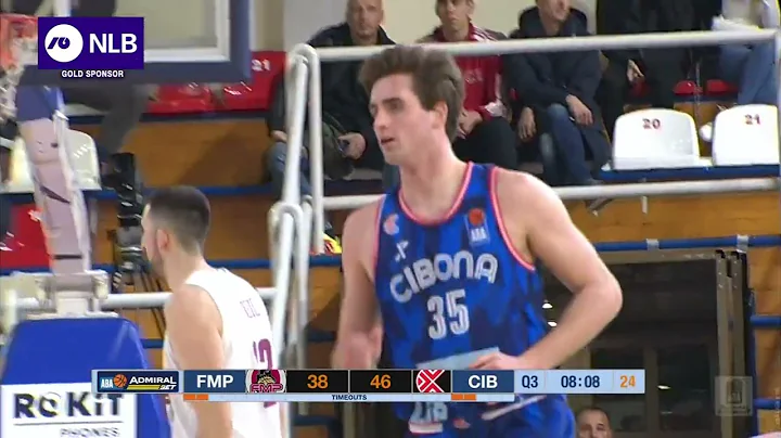 Dunk by Nathan Reuvers (FMP Meridian - Cibona, 13....