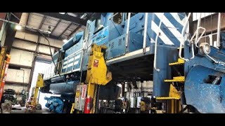 Putting New Trucks Under a Locomotive