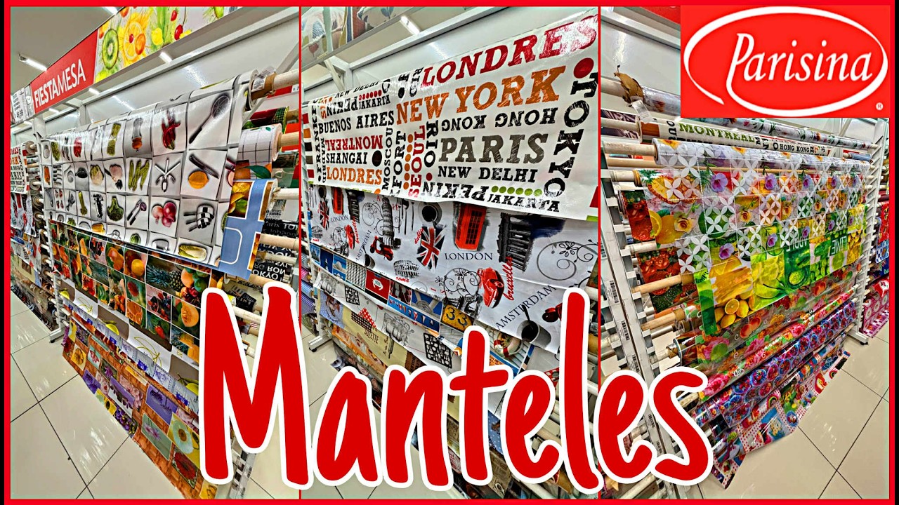 MANTELES 🌸 DE PLÁSTICO EN PARISINA ❤️