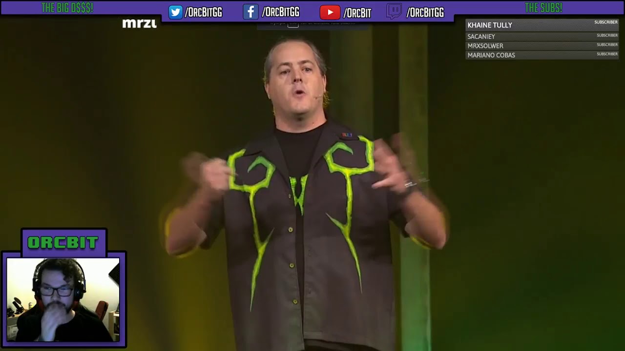 My Live Stream Reaction To Classic/Vanilla WoW Announcement at Blizzon 2017