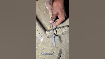 Arrowhead 🔨 🇹🇿 #blacksmith #skills #metal #datoga #tribe #tanzania