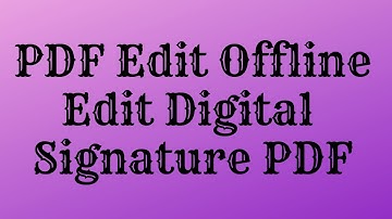 [Hindi]How To Edit PDF | How To Edit PDF With Digital Signature | Edit Flipkart Invoice