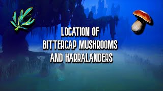 Where to find Bittercap Mushrooms and Harralanders in Runescape Dragonwilds