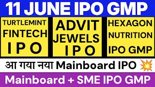 Turtlemint Fintech IPO 🔥| Advit Jewels IPO | Susan Electricals IPO GMP | Horizon Reclaim IPO GMP 🔥