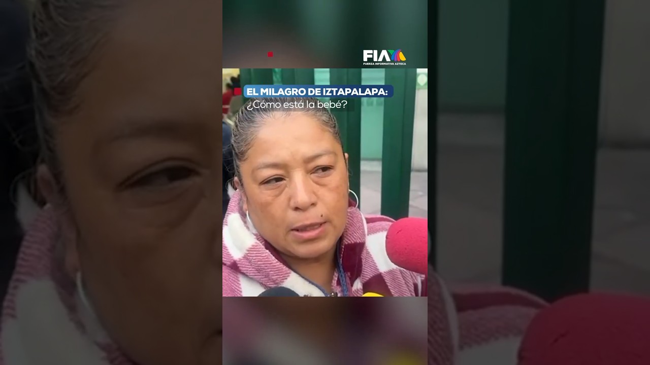 ¿Cómo está la bebé salvada de explosión en Iztapalapa? Su batalla continúa