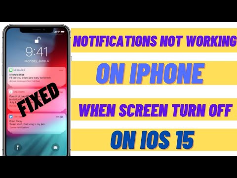 How To Fix Notifications Not Working On iPhone After Update iOS 15 When Screen Is Turn Off