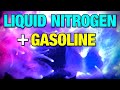 What Happens if You Pour Liquid Nitrogen in Gasoline?