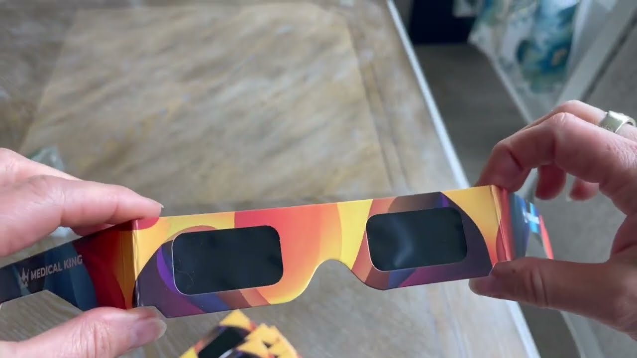 Medical king Solar Eclipse Glasses AAS Approved 2024 10 Pack CE and ISO Certified Safe Shades