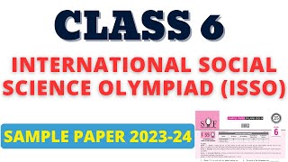 Class 6 ISSO Social Science Olympiad Sample Paper MCQ // Class 6 Olympiad MCQ #olympiad2023