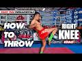 How to Throw a Right Front Knee | Muay Thai Fundamentals