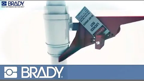 Brady Lockout Tagout Device Movie: Standard ball valve lockout
