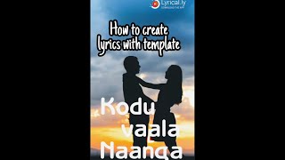 How to create lyrics video with template (Tamil) screenshot 5
