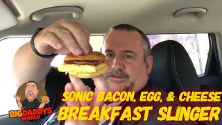 Sonic Bacon, Egg, Cheese Slinger Food Review 2018