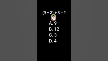 (9+3)/3?  #quiz #algebra #facts #math #mathematics #maths #mathstricks #puzzle #questions #quizzes