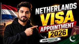 How to Book Netherlands Visa Appointment from Pakistan | Travel Agency Course 2026 | Class #6