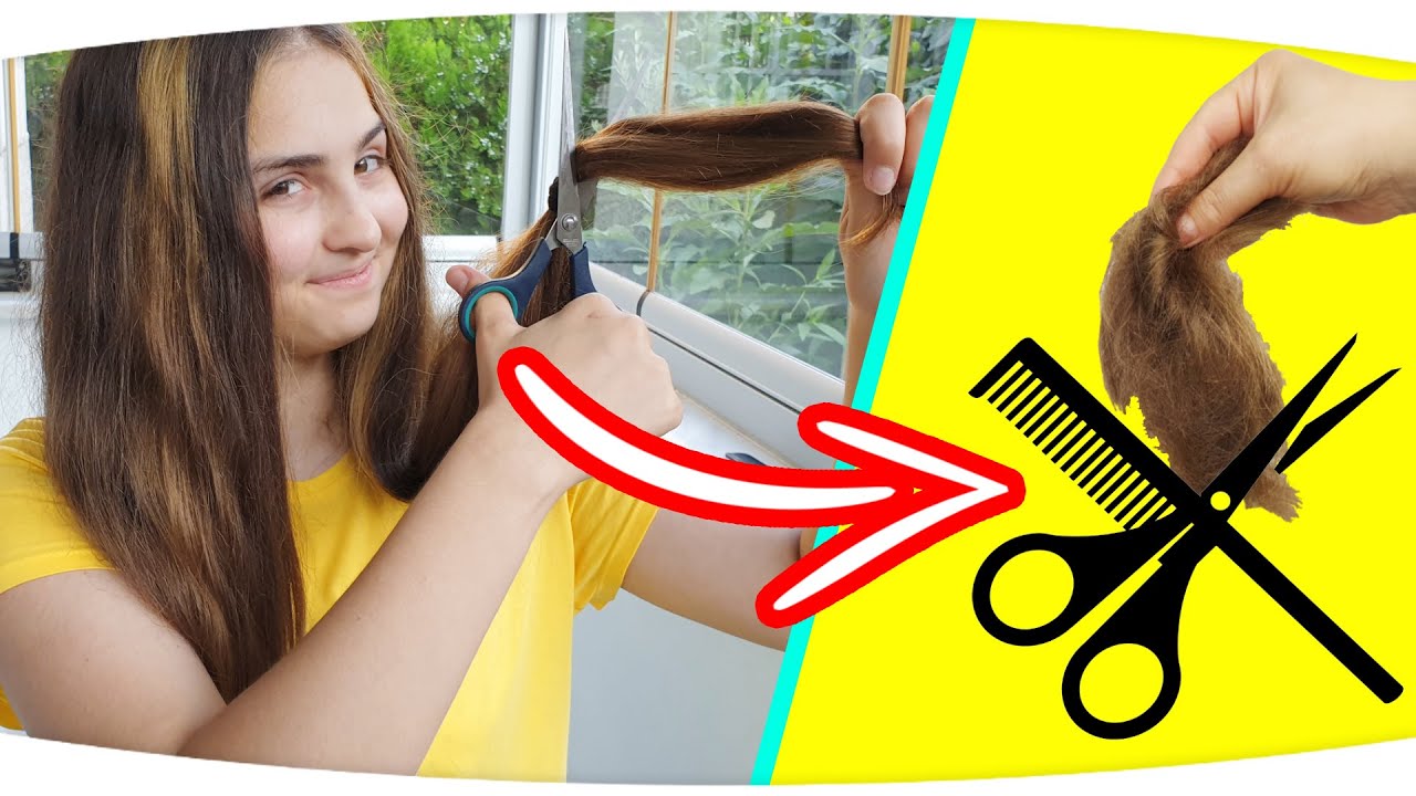 Kendi Kendime Saçlarımı Kestim ve Boyadım!!!