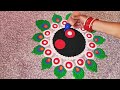 2026 New Year Rangoli Festival Design | Drawing Kolam Design | New Year Special Rangoli | Jagannath 
