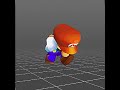 Mario (Dimensions) - Crouch Walk Animation #nintendo #smashbros #gaming #animation