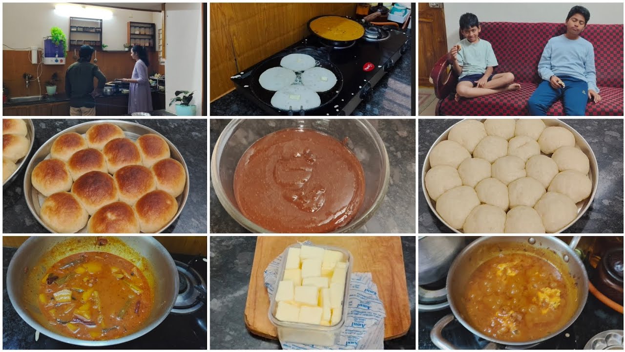 మా ఆయన మీద ఎంత కోపం వచ్చిందో| bakery style soft  buns,🍫 peanut butter || మా చిన్నోడికి ఎంత తెలివో
