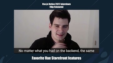 Favorite Vue Storefront features (concepts) by Filip Rakowski: Vue.js Nation 2022
