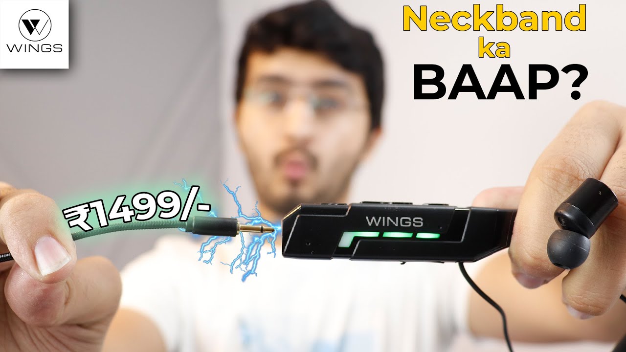 Neckband ka BAAP Wings Phantom 1000 under ₹1499🔥